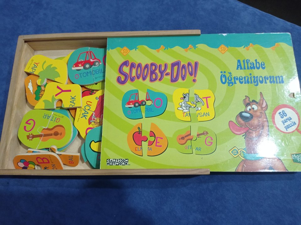Scooby-Doo Alfabe Öğreniyorum 56 Parça Puzzle - Görsel 2