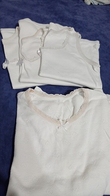 Kız çocuk iç giyim . Atlet. Kız çocuk atlet pamuk atlet içlik  - Görsel 6