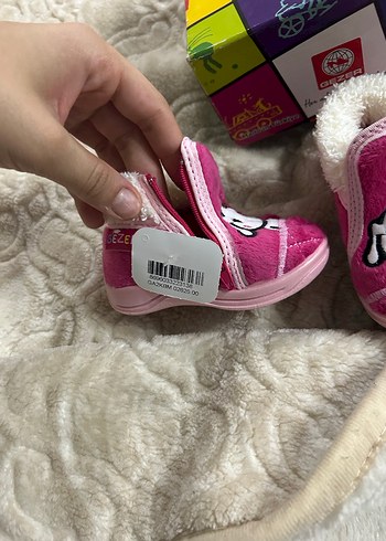 Kız Çocuk pembe panduf - Görsel 2