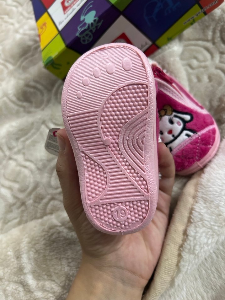 Kız Çocuk pembe panduf - Görsel 4