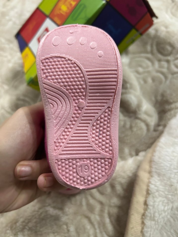 Kız Çocuk pembe panduf - Görsel 5