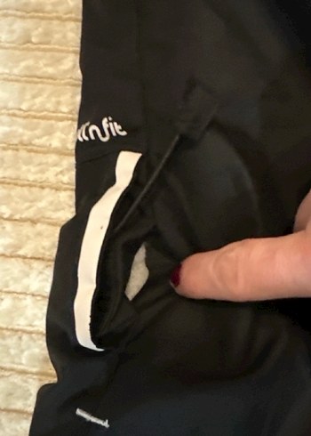 Erkek Siyah Kayak Pantolonu Askılı - Görsel 7