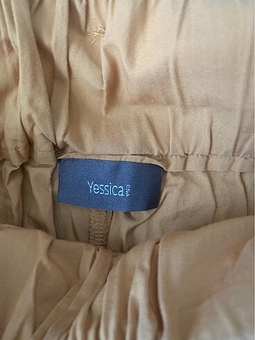 38 Beden camel Renk Bol paça pantolon