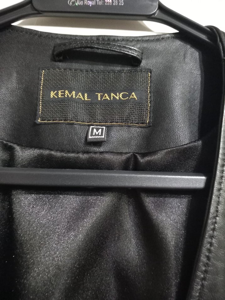 Siyah Deri Erkek Biker Yelek - Görsel 3