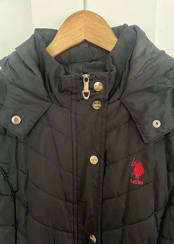 Düğmeli Siyah Midi Kadın Mont - Görsel 3