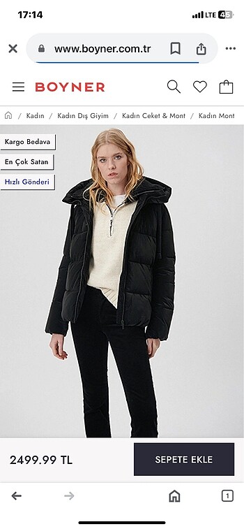 l Beden Mavi jeans mont