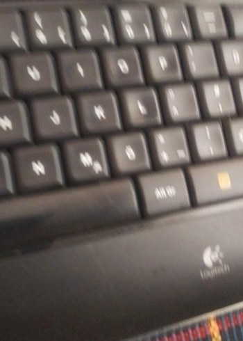 siyah Kablosuz Logitech klavye - Görsel 5