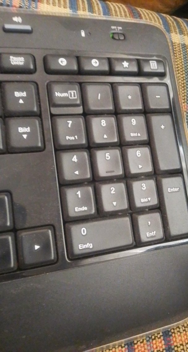 siyah Kablosuz Logitech klavye - Görsel 3