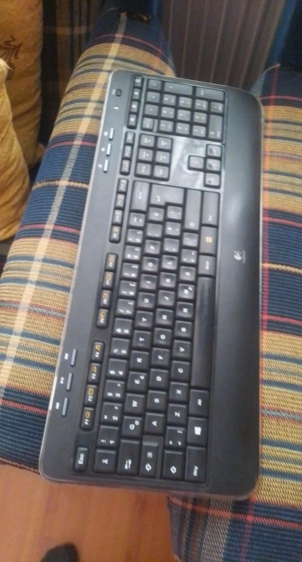 siyah Kablosuz Logitech klavye - Görsel 2