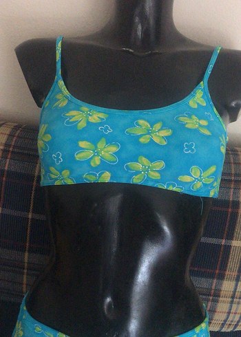 m Beden çeşitli Renk Çok Renkli Bağlamalı Strappy Bikini Takım