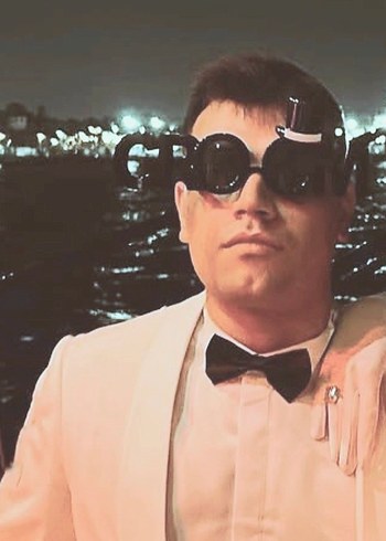  Beden siyah Renk Siyah Tokalı Gotik Avant-Garde erkek after Gözlüğü