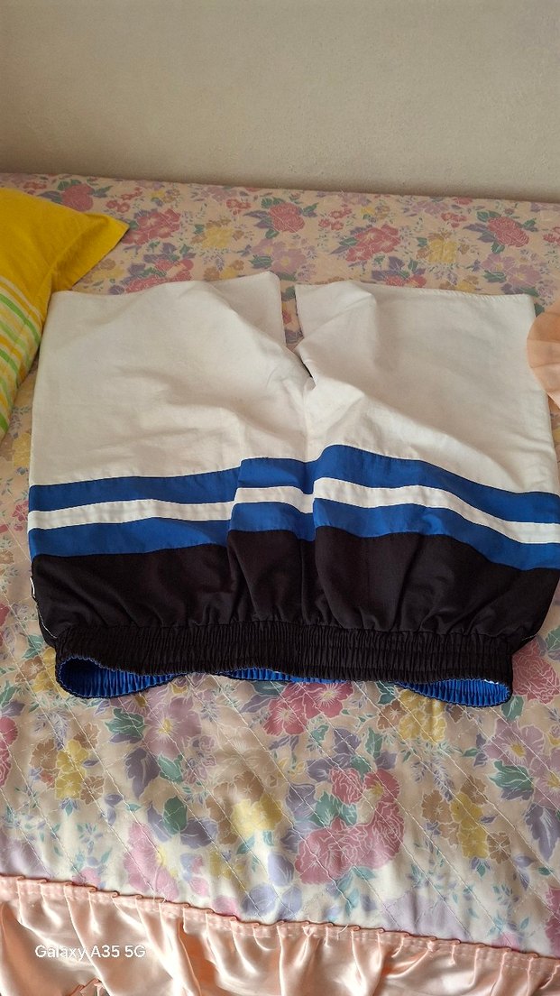 Beyaz Baskılı Erkek Midi Mayo - Görsel 5