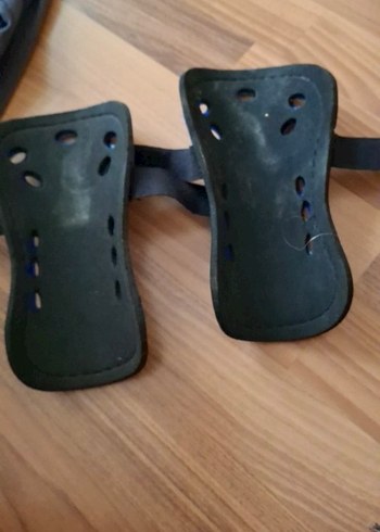 Mavi Lastik Biker Diz Koruyucu - Görsel 6