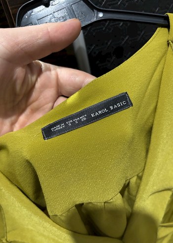 Turkuaz bordo ve yeşil renkte V Yaka Bohem Düğmeli şifon Bluzlar - Görsel 8