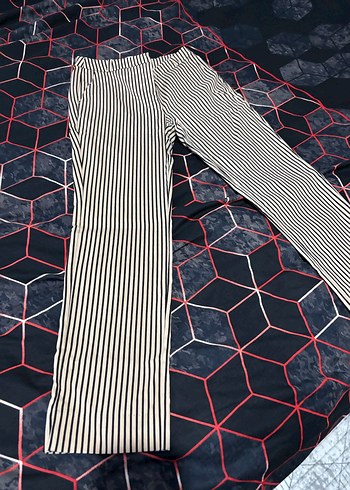 Mango düğmeli baskılı kadın pantolon - Görsel 2