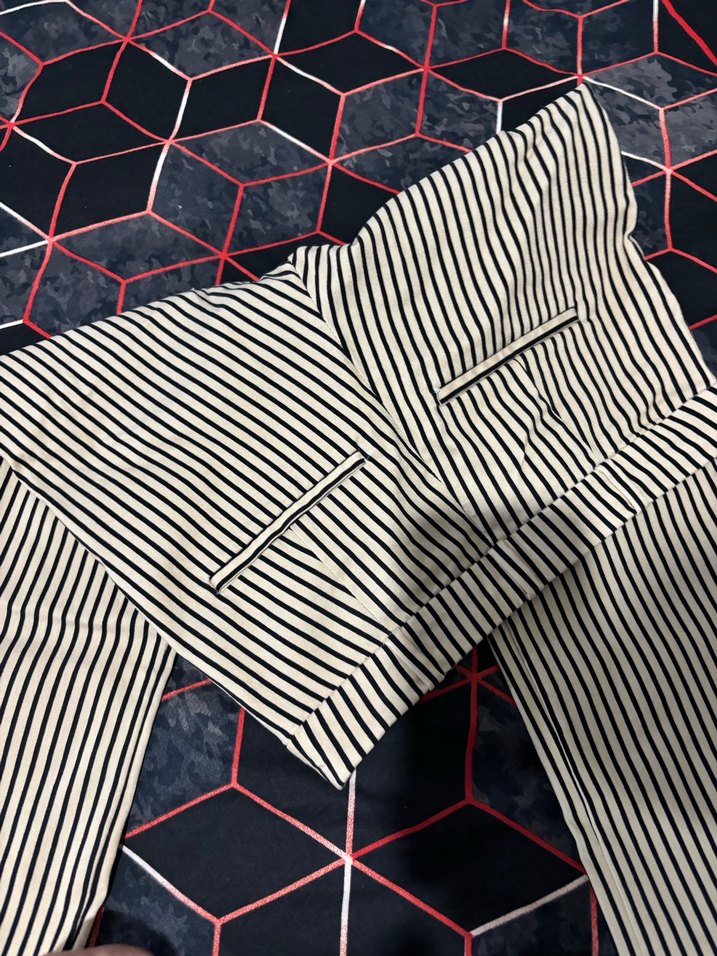 Mango düğmeli baskılı kadın pantolon - Görsel 4