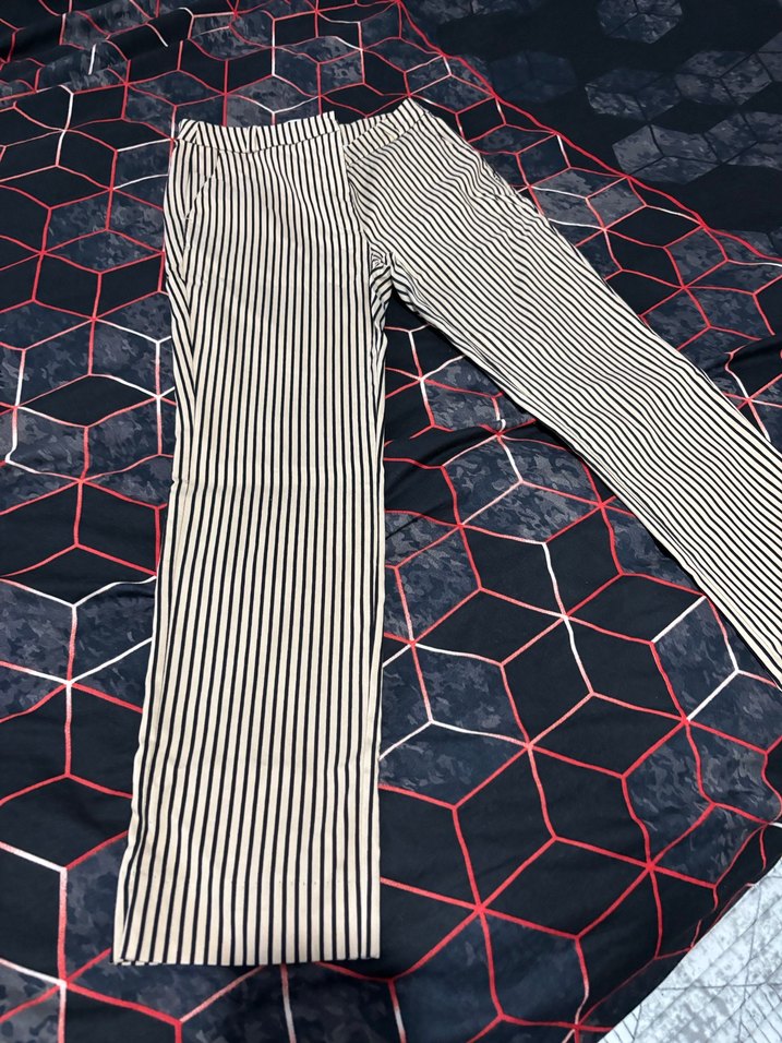 Mango düğmeli baskılı kadın pantolon - Görsel 2