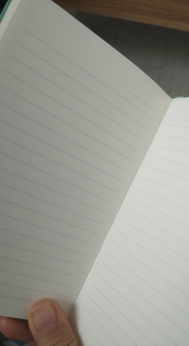 Turkuaz Çiçekli Pastel Renkli Defter - Görsel 3