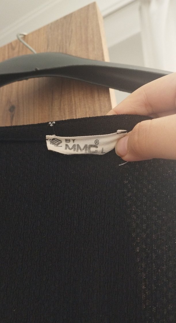 Siyah V Yaka Uzun Salaş Tulum - Görsel 3