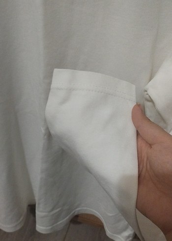 Beyaz Uzun Kollu Bluz - Görsel 4