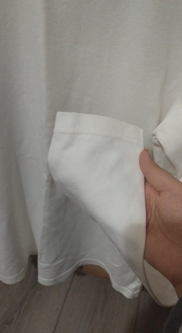 Beyaz Uzun Kollu Bluz - Görsel 4