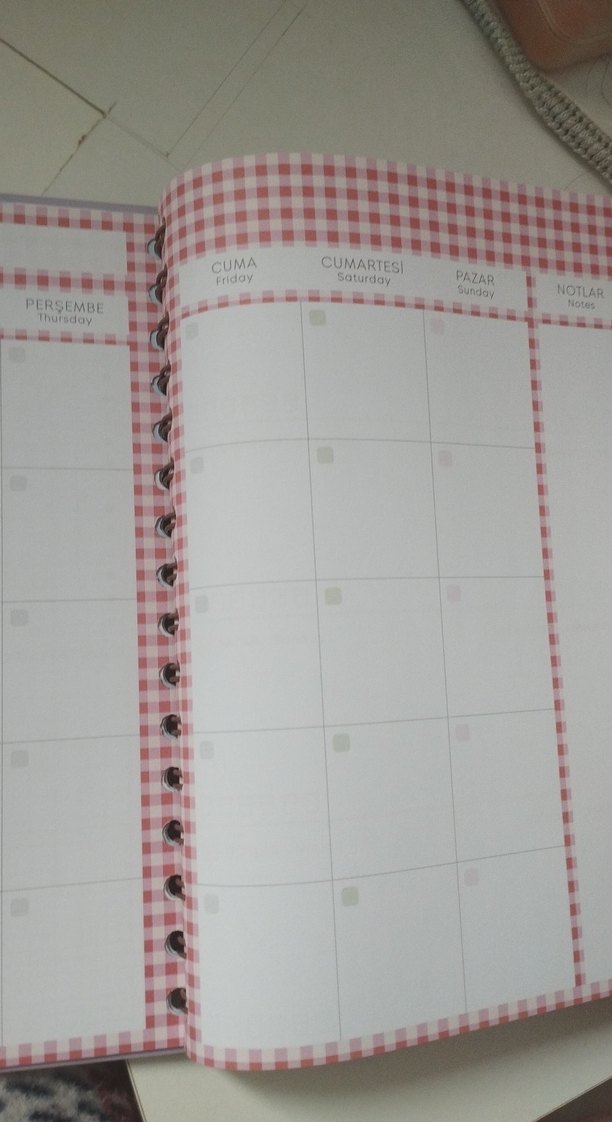 Pastel Pembe Spiralli Not Defteri - Görsel 5