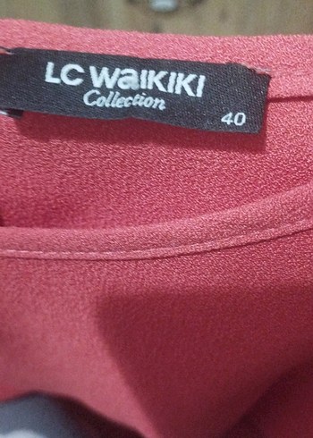 Dantel Kollu Pembe Kadın Elbise - Görsel 2