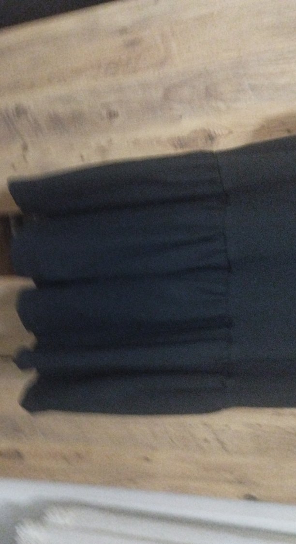 Kadın Siyah Midi Keten Elbise - Görsel 3