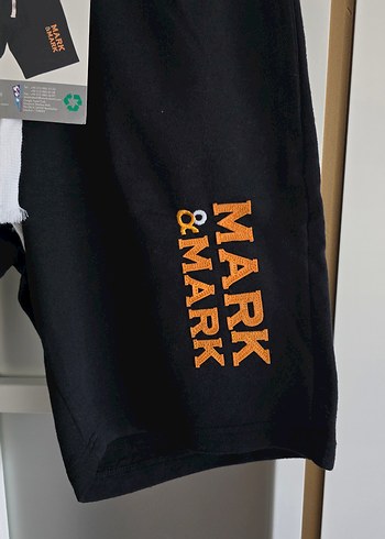 Mark & Mark erkek siyah şort - Görsel 3