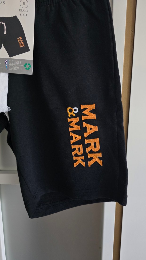 Mark & Mark erkek siyah şort - Görsel 3