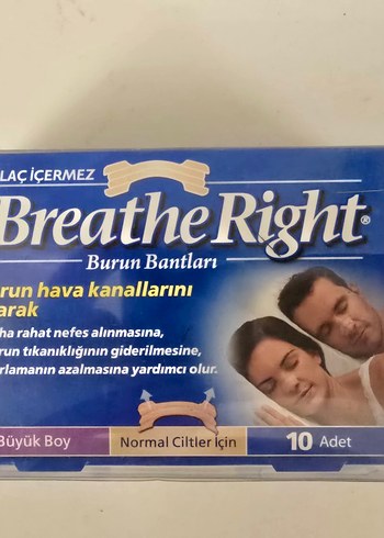 Breathe Right Burun Bandı 10'lu Büyük Boy - Görsel 2