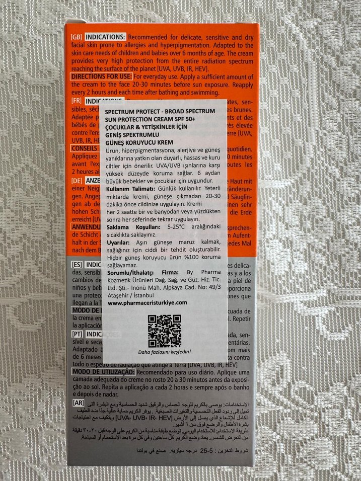 Pharmaceris Geniş Spektrumlu SPF 50+ Güneş Kremi - Görsel 5