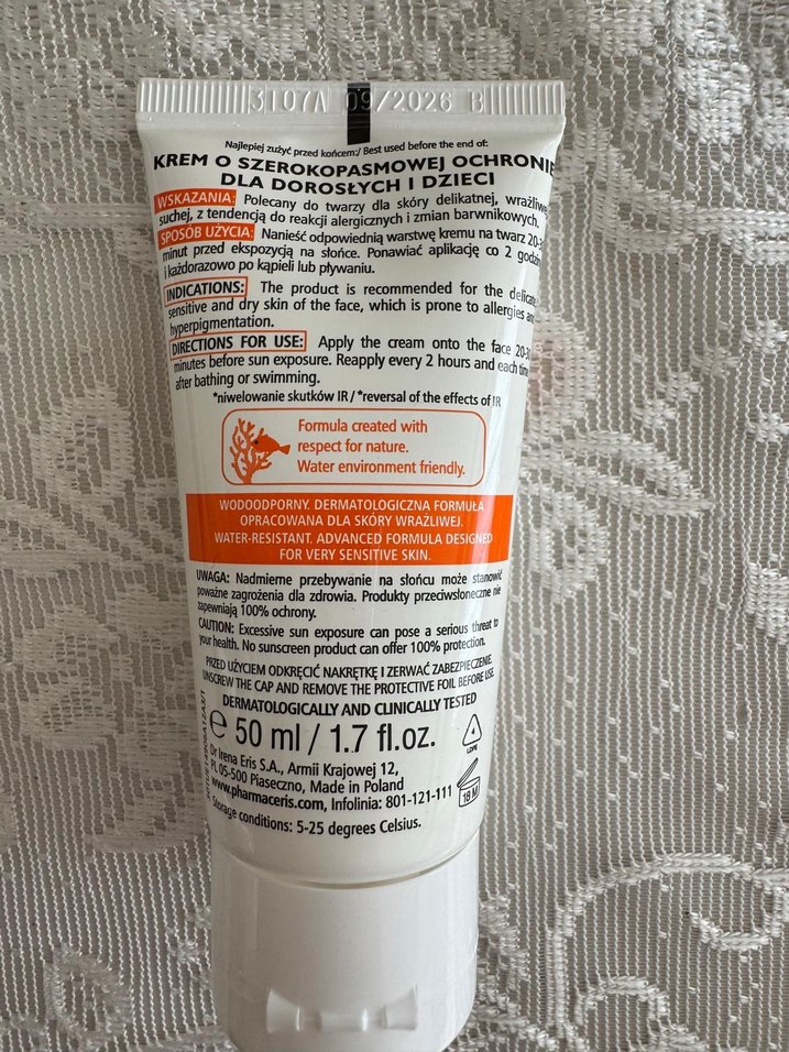 Pharmaceris Geniş Spektrumlu SPF 50+ Güneş Kremi - Görsel 4