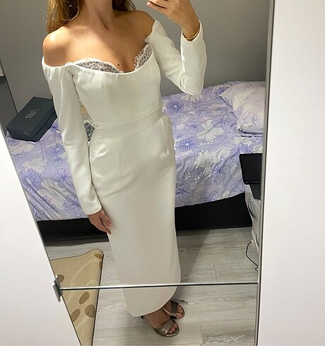 s Beden beyaz Renk New arrivals elbise
