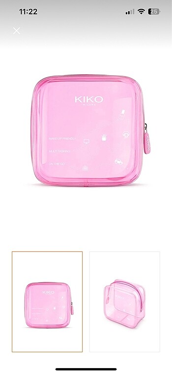 Kiko makyaj çantası mini pochette