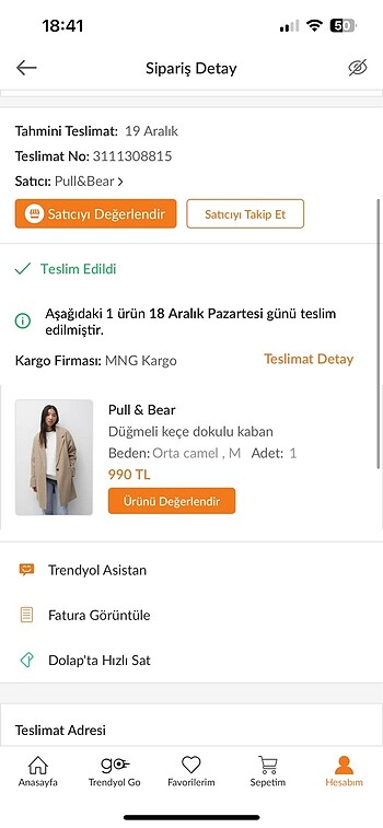 Pull and Bear Pull & bear bej kaban