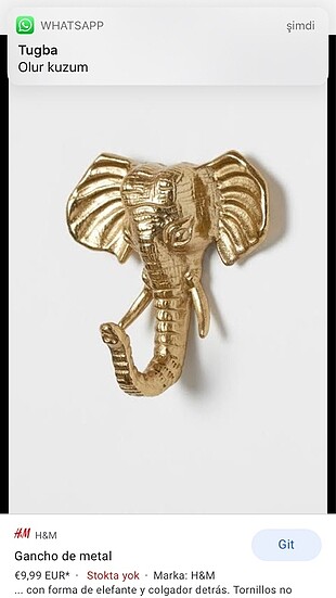 H&m home metal askı