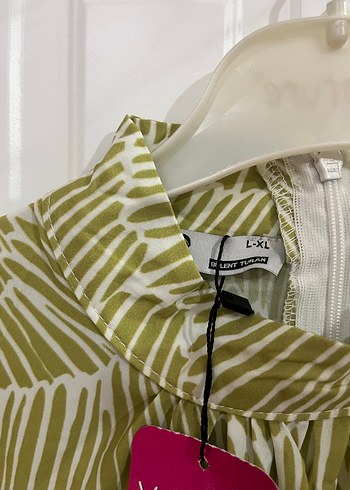 Uzun Kollu Yeşil Bohem Tunik - Görsel 4