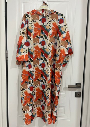 Çiçek Desenli Uzun Bohem Kadın Kimono - Görsel 6