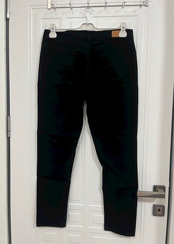 Siyah Kadın Regular Fit Denim Pantolon - Görsel 4