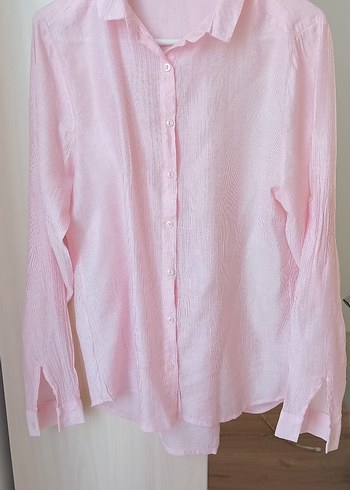 Pembe Uzun Kollu Gömlek