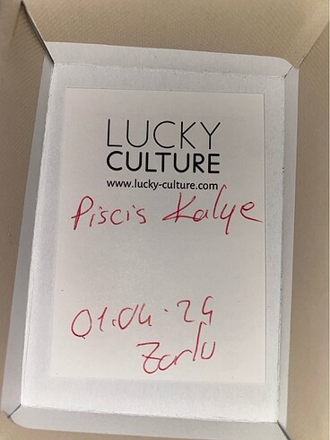  Beden altın Renk Lucky Culture Balık Kolye