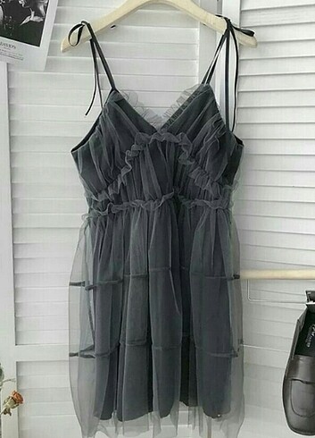 Goth mini elbise