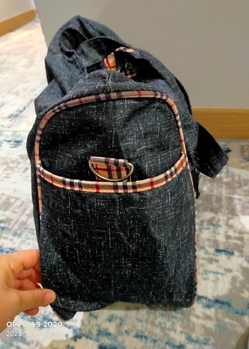 Ana kucağı ve gri anne bebek çantası - Görsel 10