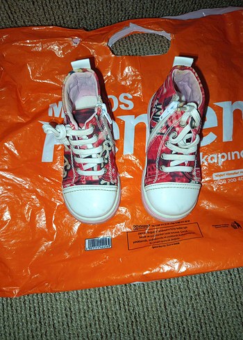 Kız Çocuk Renkli Fermuarlı Spor Ayakkabı - Görsel 2