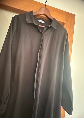 xl Beden siyah Renk Moodbasic uzun tunik
