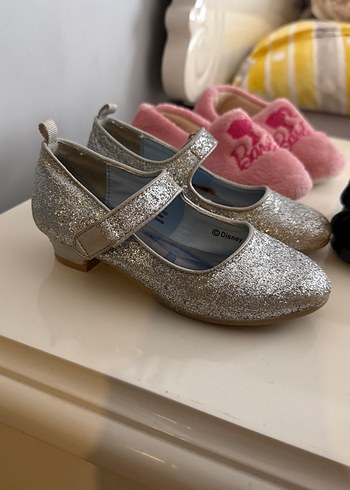 Pembe Simli Kız Çocuk Babet Ayakkabı - Görsel 2