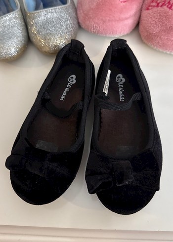 Pembe Simli Kız Çocuk Babet Ayakkabı - Görsel 6