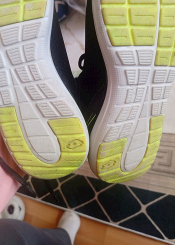 Yeşil Siyah Spor Ayakkabı Bağcıkları orjinal letoon - Görsel 2