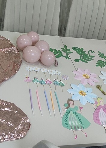 Parti malzemeleri prenses temalı konsep - Görsel 5